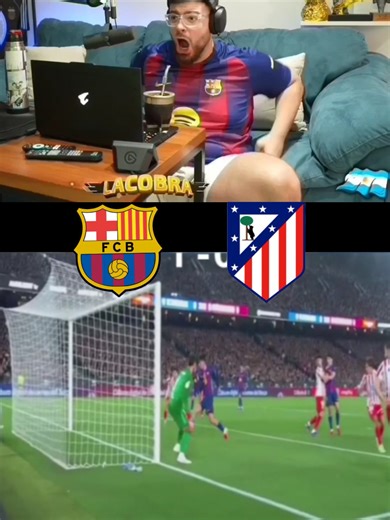 la cobraa reacciona a la eliminación del Barcelona #lacobraa#lacobraclips#barcelona#atleticodemadrid #copadelrey