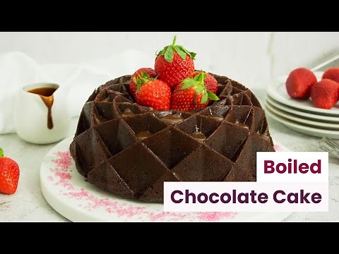Homemade Boiled Chocolate Cake