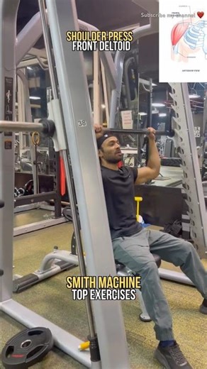 Smith machine top exercises #shorts #smithmachine #fullbodyworkout #fitness #gym #reallpkofficial