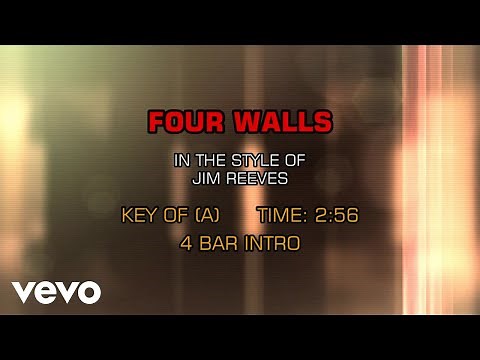 Jim Reeves - Four Walls (Karaoke)