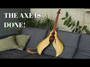 Making The Axe Guitar pt:2 Sun Lute of the Phoenix King