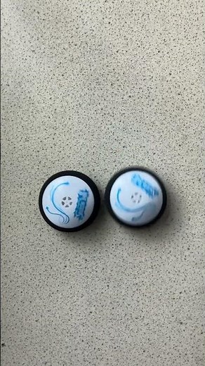 Conservation of momentum in 2D with mini electric air hockey pucks #physicsfun