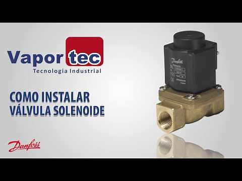 Como instalar válvula solenoide Danfoss