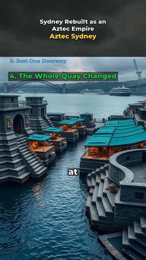 Sydney Rebuilt as an Aztec Empire