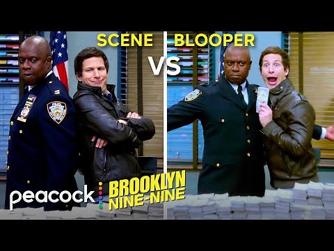 Bloopers VS Actual Scene | Brooklyn Nine-Nine