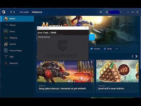 Metin2 Error Code : 20008 Hatası ve Çözümü! Haziran 2021