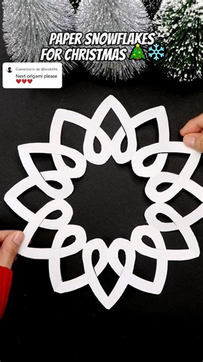How to Make Perfect Snowflakes Paper Craft #christmascrafts #diy #shorts