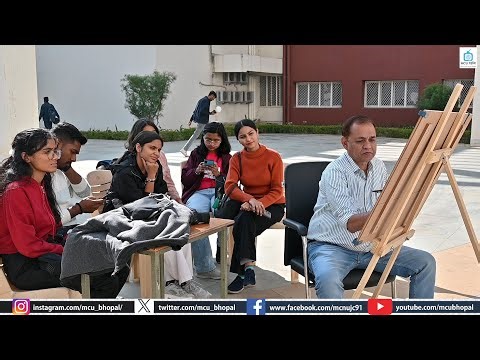 Ismail Lahri I Cartoonist I कार्टून शो एवं लाइव स्केचिंग I MCU BHOPAL