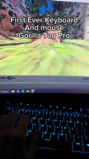 First ever gorilla tag keyboard and mouse pro! #gtag #gorillatag #jmancurly