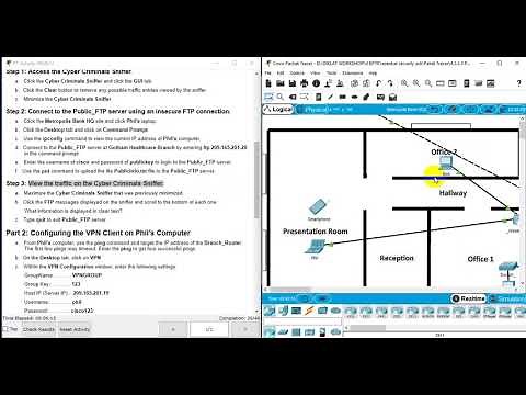 4.3.3.3 Packet Tracer - Configuring VPN Transport Mode