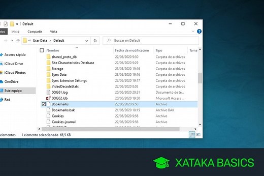 Dónde se guardan los marcadores de Chrome, Firefox y Edge