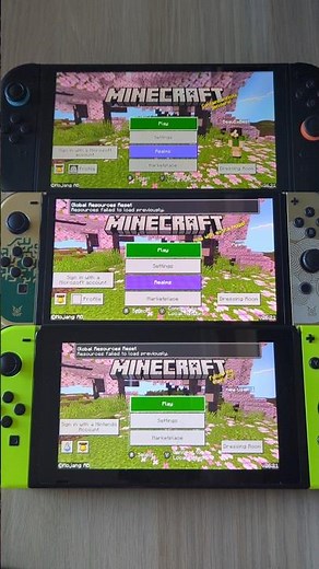 Minecraft- Nintendo Switch 2 vs Switch OLED vs Switch Speed Comparison