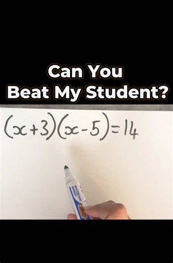 My student got this right! Can you beat them? 😬 Comment your answer 👀 #gcsemaths #mathschallenge #highermaths #learnontiktok #stem