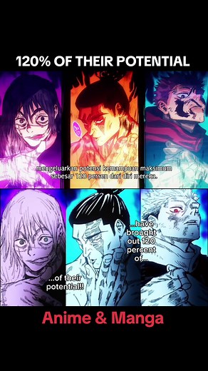 120% of their potential scene#fyp #foryoupage #fypシ #anime #animeedit #jujutsukaisen #jujutsukaisenedit #yujiitadori #gojousatoru #todo #mahito