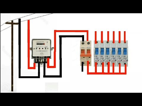 How to do a wiring for house | process of house wiring for each room | Distribution box Wiring |