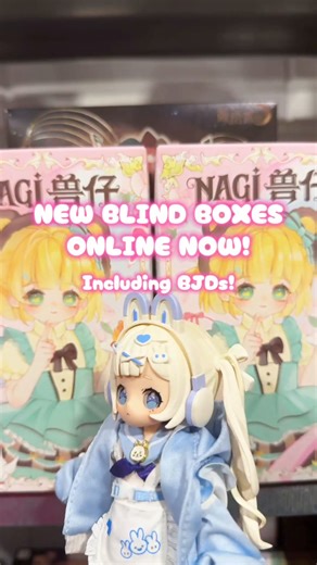 NEW BLIND BOXES! Including bjd blind boxes! All available online now! We also have #alienstage merch 👀 Check them out on our blind box section of our website 🔗 in ☣️ #blindbox #bjd #cute | Travelling Man