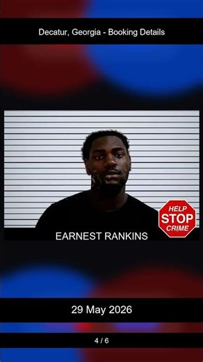 Decatur, Georgia Booking Records - 29 May 2026