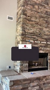Imagine walking in to this fireplace! It's a great option for a focal point in your living room! Its a floor-to-ceiling ledgestone fireplace with no joint. 隣 | Oscar Martinez Masonry | Facebook