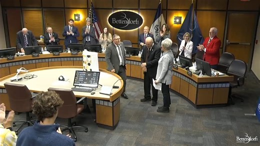 "Serving isn't something Greg does, it's who he is." - Sandra Adamson On Tuesday, Mayor Gallagher, City Council, and City Staff recognized 4th Ward Greg Adamson for his 50 years of service to Bettendorf. Thank you for your guidance, passion, and silly jokes. Enjoy retirement! | City of Bettendorf, Iowa Government