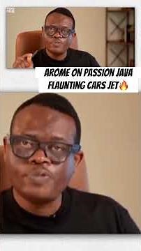 Arome On Passion Java Flaunting Cars,Jet🔥#aromeosayi #passionjava #trending