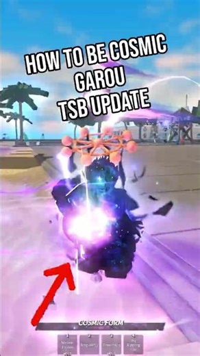How to be COSMIC GAROU in TSB NEW UPDATE!? 🔥#tsb #thestrongestbattlegrounds #roblox