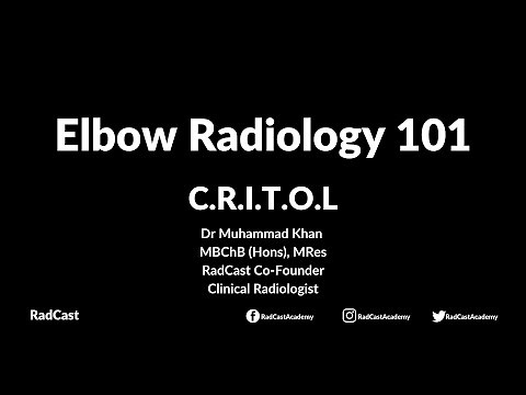 Elbow X-Ray 101: Using CRITOL to interpret the paediatric elbow X-Ray #elbow #radiology #medicine