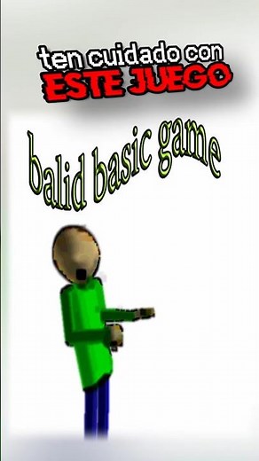 NEVER Download the FREE VERSION of BALDIS BASICS CREEPY 😨 Balid Basic Game #baldi #memes #terror