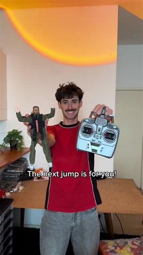 The next jump is for you! 🎮🪂 #radiocontrol #remotecontrol #rcplane #skydiving #parachute