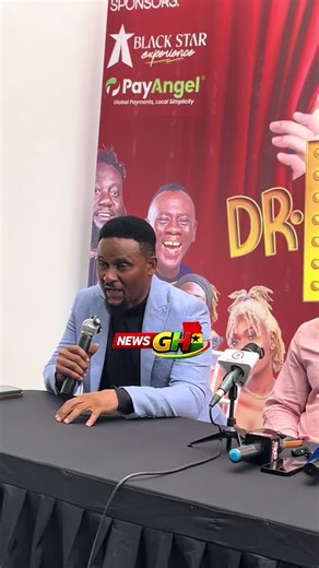 Omar Sheriff speaks at the press launch of Dr Likee Live O2 Arena