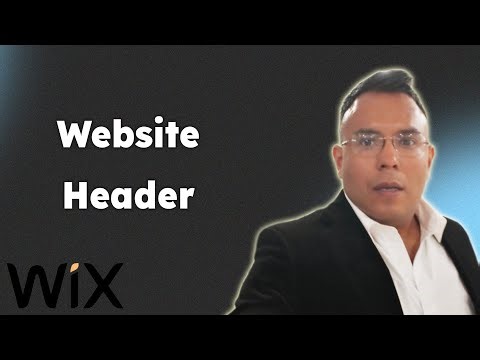 Edit Website Header Wix Studio 2025