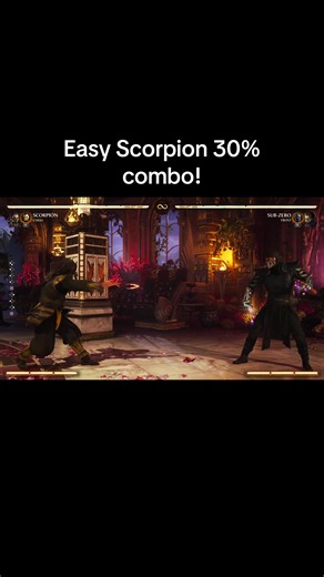 #mortalkombat #MK1 #fyp #tutorial #combos | Scorpion Combo