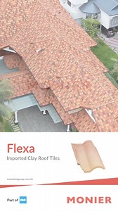 11 reactions | Create a lasting impression with unique roof tile designs & colors from MONIER. Know more  https://bit.ly/flexa_claytile #rooftiles #homedecor #construction #buildingmaterials | BMI India | Facebook