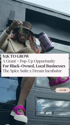 Angel| SpiceGirl on Instagram: "$5,000 grant opportunity!! — We all we got 🖤 —- 🗓️ Video submissions open: Monday, January 26 2026 (do not tag us before then) 🗓️ Close: Monday, February 9 2026 ✨ Finalists announced: Monday, February 23 2026 🎉 Winner revealed: Thursday, March 12. Must appear in person at The Spice Suite at 6pm — Note: the video is your application. Pop up info @thespicesuite"