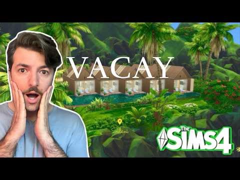 I built a *VACATION* Rental in The Sims 4 || No CC