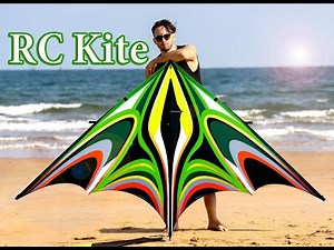 RC Delta Kite taking off from the ground