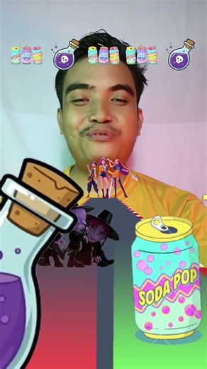 Make saja impress huntrix 🟣⚫ only 1% win 😱 Soda pop #beatbox