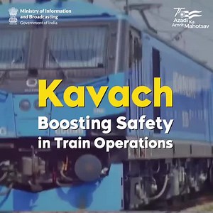 11K views · 923 reactions | Error-free Efficiency, Unparalleled Safety! Kavach, an indigenous state-of- the-art automatic train protection system, equipped with world class capabilities to ensure zero accidents. It will enhance safety and improve efficiency in railway operations. #BharatKaKavach | Ministry of Railways, Government of India | Facebook