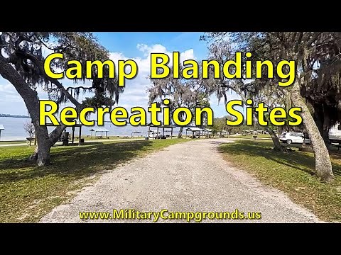 Driving Tour of Camp Blanding Recreation Sites, Starke, FL