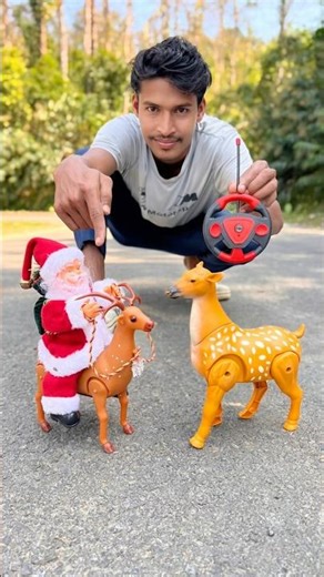 Rc Remote Control Santa Claus and Deer Unboxing Dise 🥹