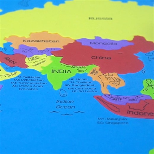 Explore with Mapology India & World Map Puzzle! 🌎✨ Learn about countries, capitals & flags in a fun way. The ultimate geography kit for your little geographer! 😍🛒 #MapologyIndia #GeographyLearningMadeFun | Imagimake