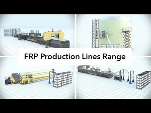 FRP Production Lines Range. Rebar, Mesh, Pipes, Profiles, Posts, Tanks, Silos.