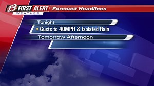 2.3K views · 37 reactions | Fire Danger and Severe Storms possible tomorrow | WIBW 13 Weather | Facebook