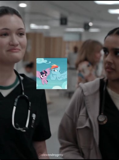 #CRASHTOS they are serving rainbow dash and twilight sparkle realness #thepittedit #trinitysantos #victoriajavadi #thepitt