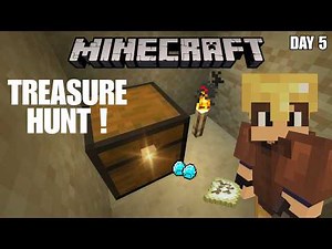 How To Find Treasure Using Map in Minecraft 💰 | Treasure Map Guide 🗺️