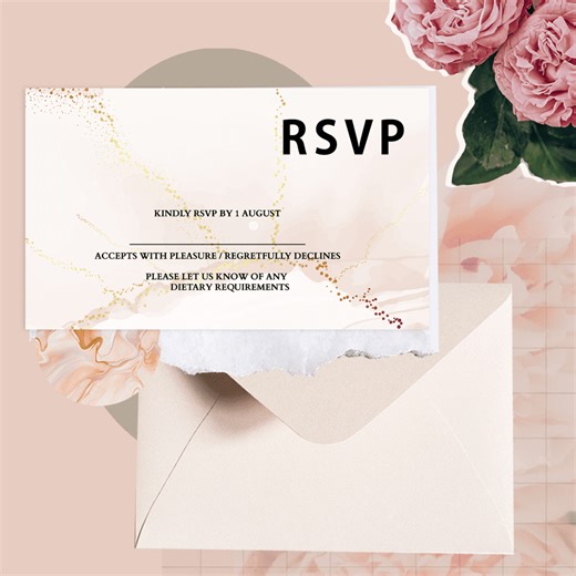 Rsvp meaning in wedding card in english | Honestweddingadvice.com