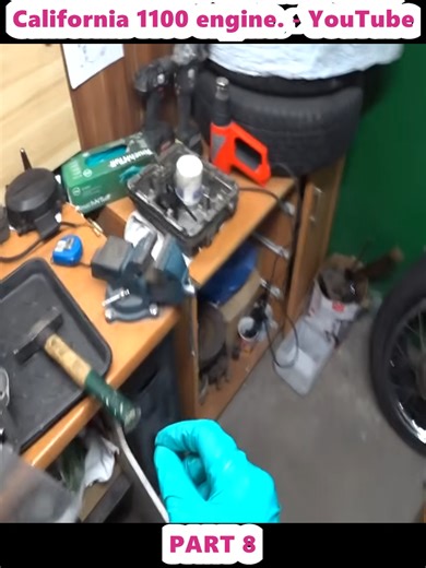 Disassembly of Moto Guzzi California 1100 Engine