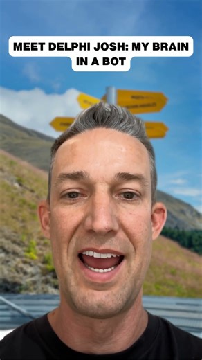 You can now argue with my AI clone. Go for it. #DelphiJosh #GTM