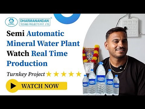 Fully Automatic Mineral Water Plant | Water Purification Process explained | Drinking Water Plant