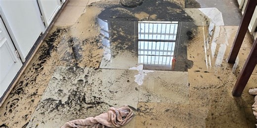 Inmates relocated as flooding continues at Trinity County jail