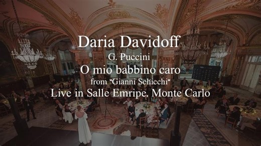 O MIO BABBINO CARO (Puccini) by Daria Davidoff | Jean-Philippe PEROTIAN